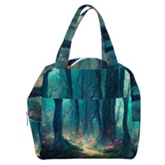 Magical Forest Forest Painting Fantasy Boxy Hand Bag by danenraven