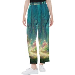 Magical Forest Forest Painting Fantasy Women s Pants  by danenraven