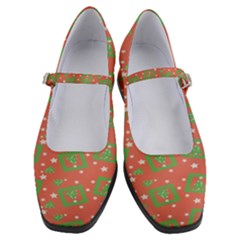 X Mas Texture Pack Women s Mary Jane Shoes by artworkshop