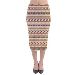 X Mas Texture Pack 4 Velvet Midi Pencil Skirt by artworkshop