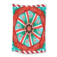 Christmas Kaleidoscope Small Tapestry by artworkshop