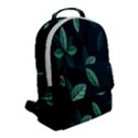 Leaves Pattern Flap Pocket Backpack (Small) View2