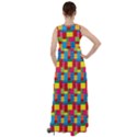 Lego Background Empire Waist Velour Maxi Dress View2