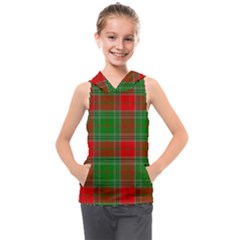 Lumberjack Plaid Kids  Sleeveless Hoodie by artworkshop