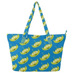 Pattern Aliens Full Print Shoulder Bag