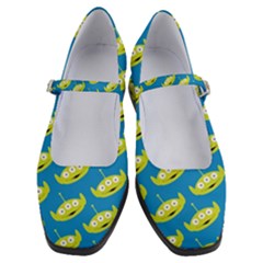 Pattern Aliens Women s Mary Jane Shoes