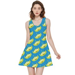 Pattern Aliens Inside Out Reversible Sleeveless Dress by artworkshop