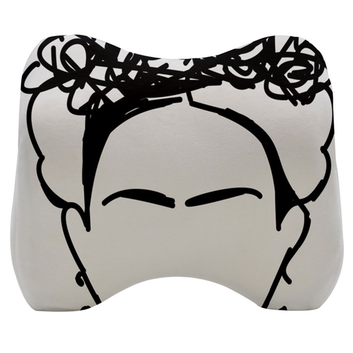 Frida Kahlo  Velour Head Support Cushion