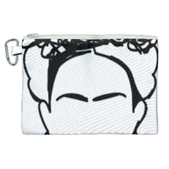 Frida Kahlo  Canvas Cosmetic Bag (xl) by Sobalvarro