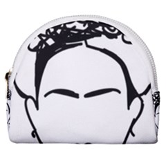 Frida Kahlo  Horseshoe Style Canvas Pouch by Sobalvarro