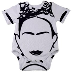 Frida Kahlo  Baby Short Sleeve Onesie Bodysuit by Sobalvarro