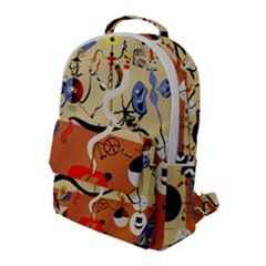 Carnival Of The Harlequin Art Flap Pocket Backpack (large) by danenraven