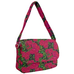 Seamless-pattern-with-colorful-bush-roses Courier Bag