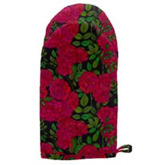Seamless-pattern-with-colorful-bush-roses Microwave Oven Glove