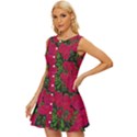 Seamless-pattern-with-colorful-bush-roses Sleeveless Button Up Dress View2