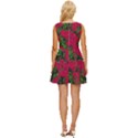 Seamless-pattern-with-colorful-bush-roses Sleeveless Button Up Dress View4