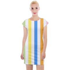 Stripes-g9dd87c8aa 1280 Cap Sleeve Bodycon Dress