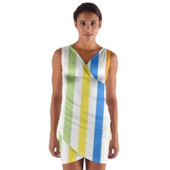 Stripes-g9dd87c8aa 1280 Wrap Front Bodycon Dress by Smaples