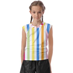 Stripes-g9dd87c8aa 1280 Kids  Raglan Cap Sleeve Tee