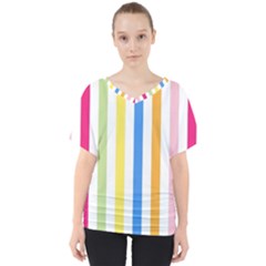 Stripes-g9dd87c8aa 1280 V-Neck Dolman Drape Top