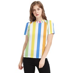 Stripes-g9dd87c8aa 1280 Women s Short Sleeve Rash Guard