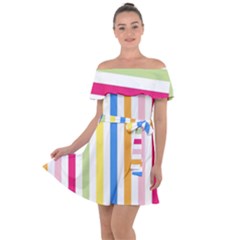 Stripes-g9dd87c8aa 1280 Off Shoulder Velour Dress by Smaples