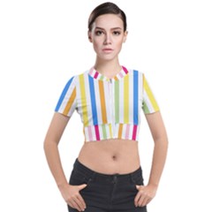 Stripes-g9dd87c8aa 1280 Short Sleeve Cropped Jacket