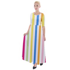 Stripes-g9dd87c8aa 1280 Half Sleeves Maxi Dress