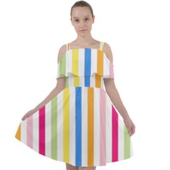 Stripes-g9dd87c8aa 1280 Cut Out Shoulders Chiffon Dress