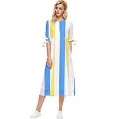 Stripes-g9dd87c8aa 1280 Bow Sleeve Chiffon Midi Dress