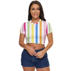 Stripes-g9dd87c8aa 1280 Side Button Cropped Tee