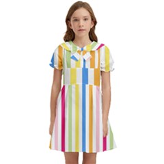 Stripes-g9dd87c8aa 1280 Kids  Bow Tie Puff Sleeve Dress