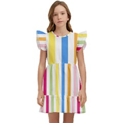 Stripes-g9dd87c8aa 1280 Kids  Winged Sleeve Dress