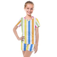 Stripes-g9dd87c8aa 1280 Kids  Mesh Tee and Shorts Set