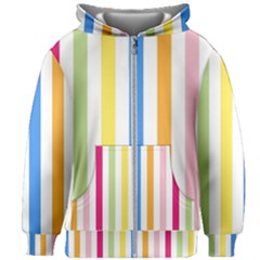 Stripes-g9dd87c8aa 1280 Kids  Zipper Hoodie Without Drawstring