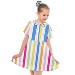 Stripes-g9dd87c8aa 1280 Kids  Short Sleeve Shirt Dress by Smaples