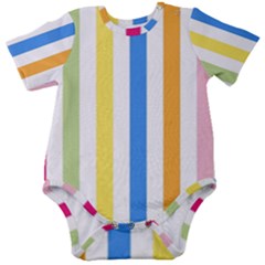 Stripes-g9dd87c8aa 1280 Baby Short Sleeve Onesie Bodysuit by Smaples