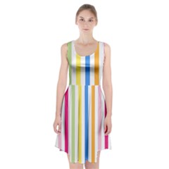 Striped Racerback Midi Dress