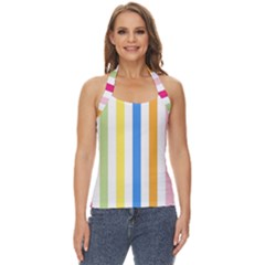 Striped Basic Halter Top