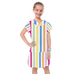 Striped Kids  Drop Waist Dress