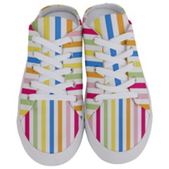 Striped Women s Half Slippers