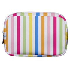 Striped Make Up Pouch (Small)