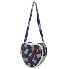 Animals Mouse Cartoon Heart Shoulder Bag by artworkshop