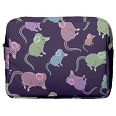 Animals Mouse Cartoon Make Up Pouch (large) by artworkshop