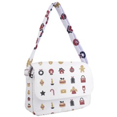 Christmas Symbols Courier Bag