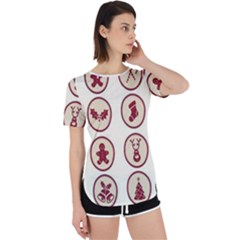 Christmas Winter Symbols Perpetual Short Sleeve T-shirt