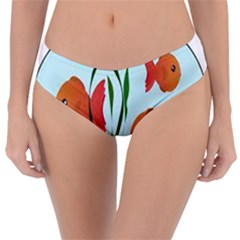 Fishbowl Fish Goldfish Water Reversible Classic Bikini Bottoms by artworkshop