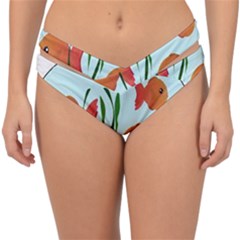 Fishbowl Fish Goldfish Water Double Strap Halter Bikini Bottom by artworkshop