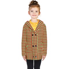 Lumberjack Plaid, Buffalo Plaid, Kids  Double Breasted Button Coat by artworkshop