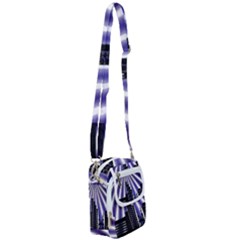 Superhero City Background Shoulder Strap Belt Bag by artworkshop